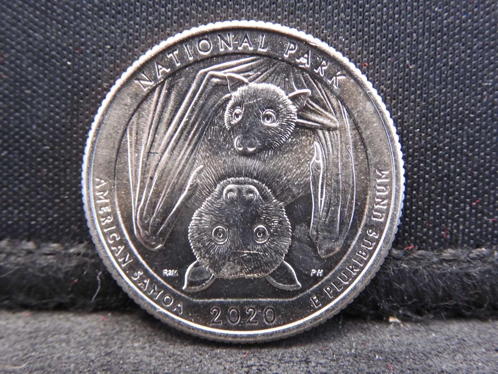 2020-W National Park American Samoa Quarter w/ V75 Mark (1 of 2)