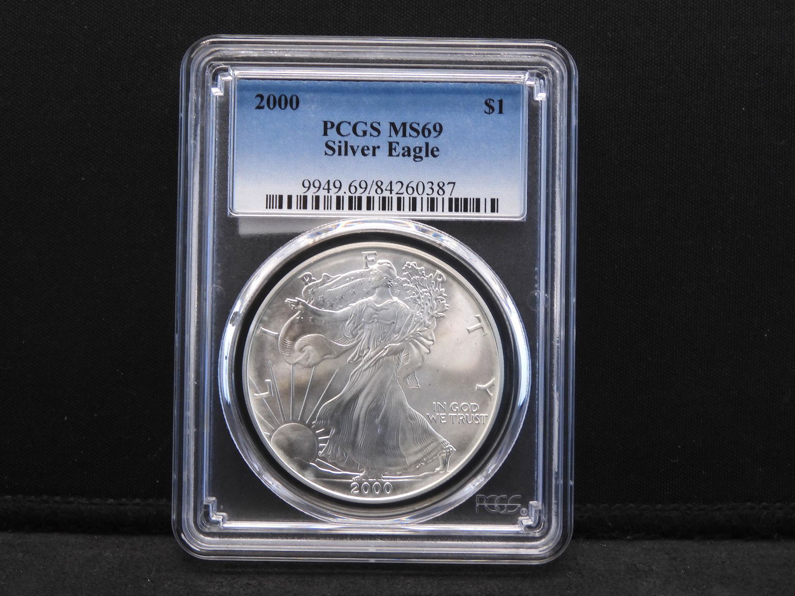 2000 PCGS MS69 American Silver Eagle. 1 Oz. Fine Silver (1 of 4)