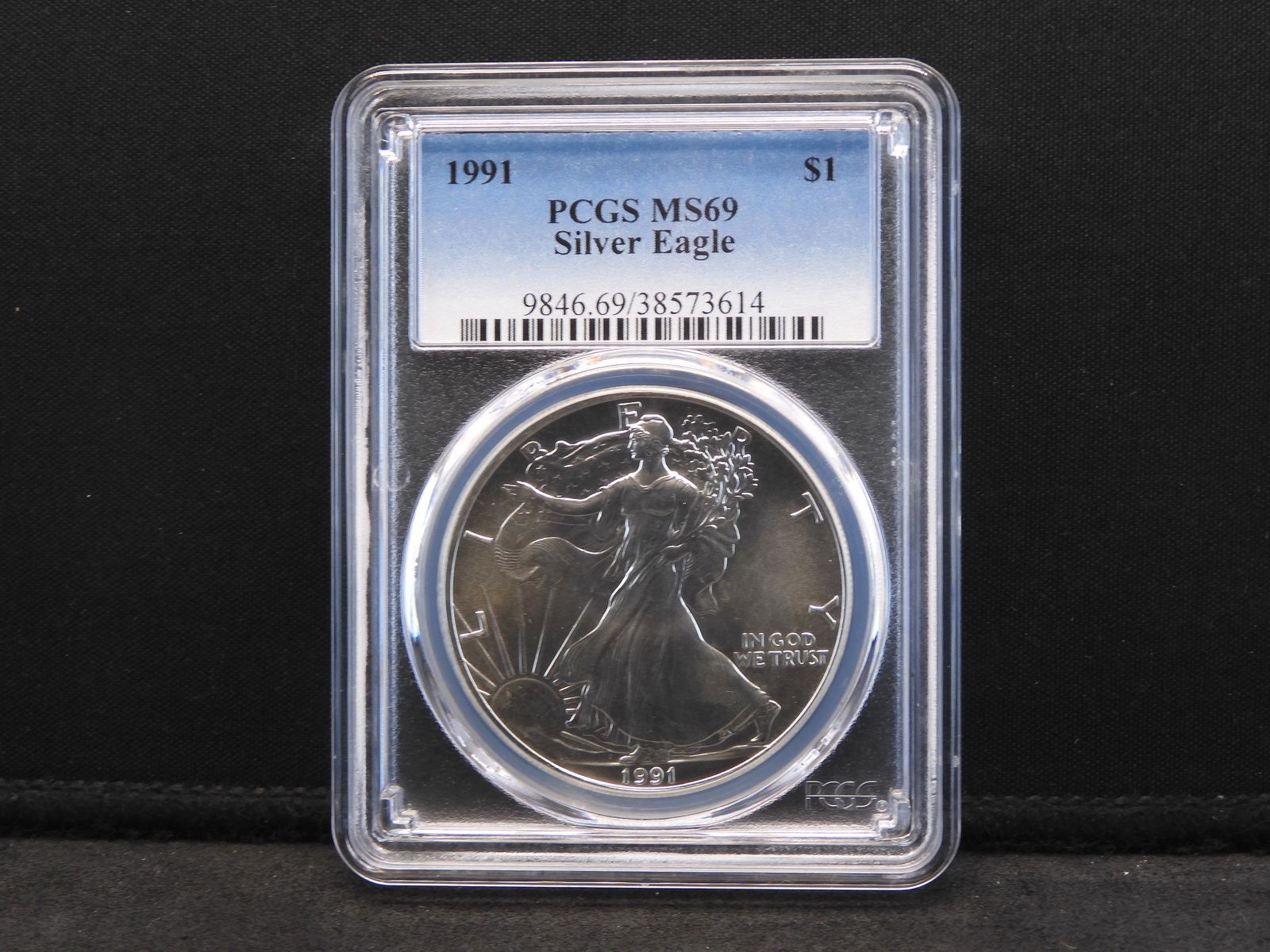 1991 PCGS MS69 American Silver Eagle - Near Perfect (1 of 4)