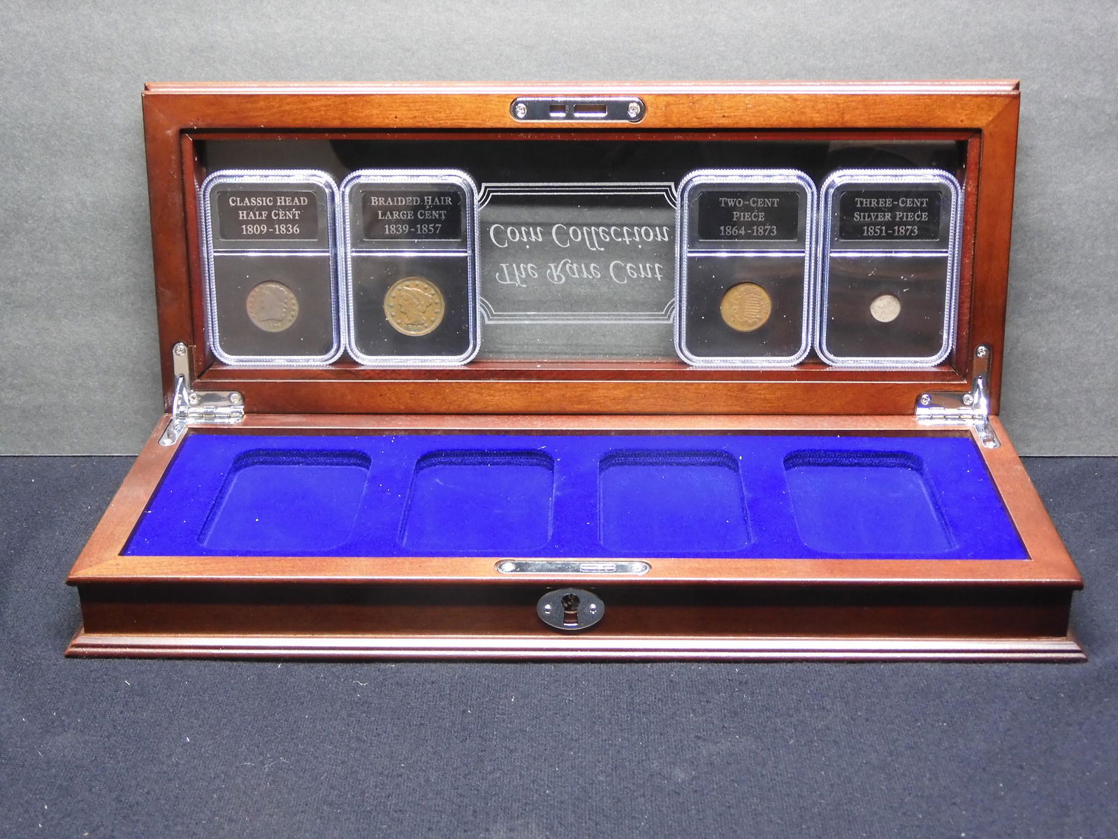 Rare Cent Coin Collection Includes Half Cent, Large (1 of 11)