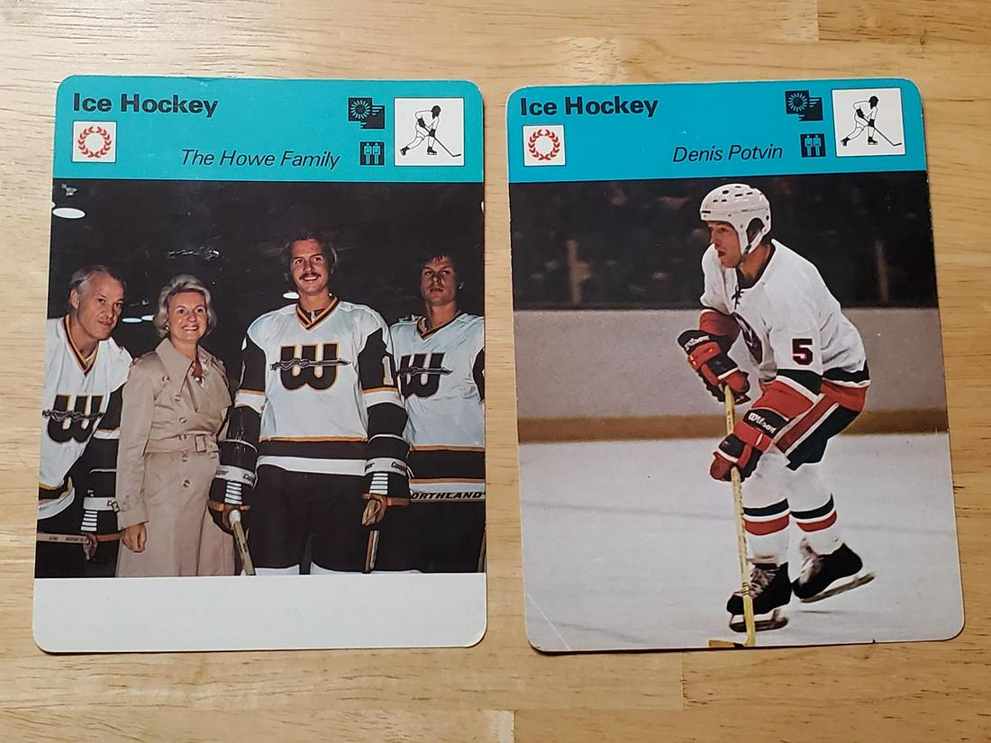 1978 / 79 Sportscaster Hockey Lot of (4) w/ Howe (1 of 3)