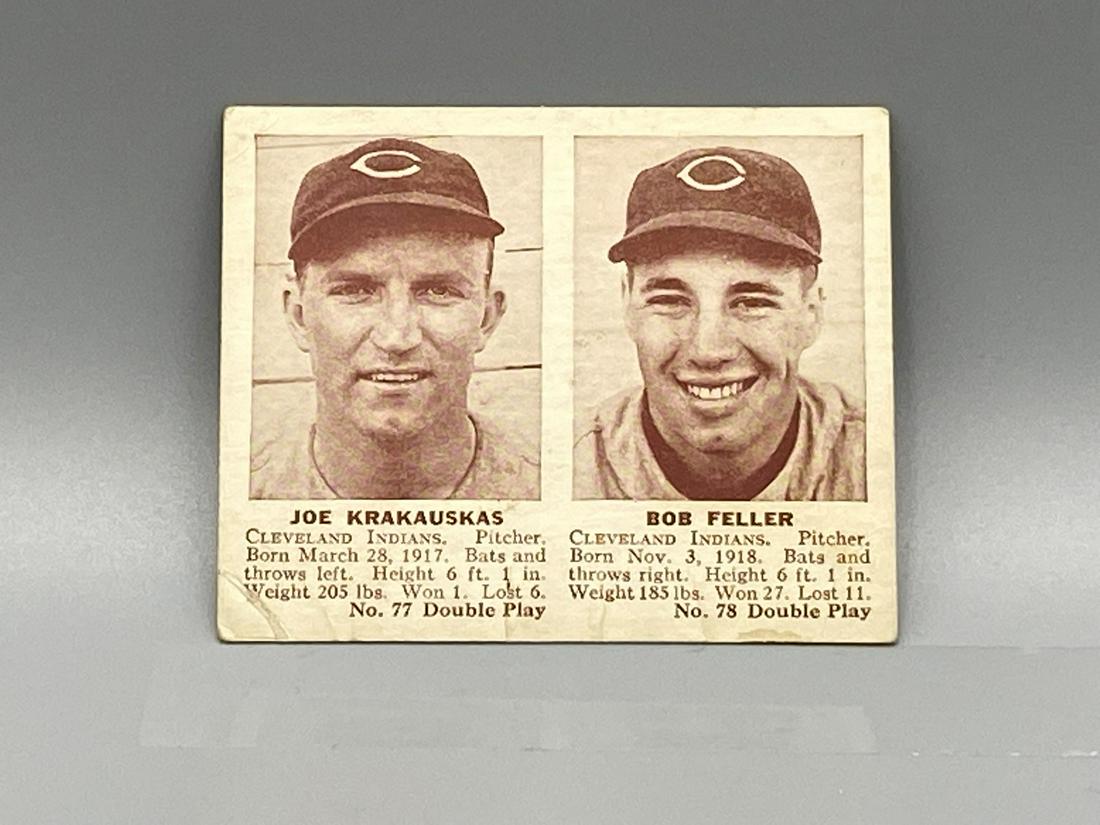 1941 Double Play Krakauskas/Feller 77/78 (1 of 3)