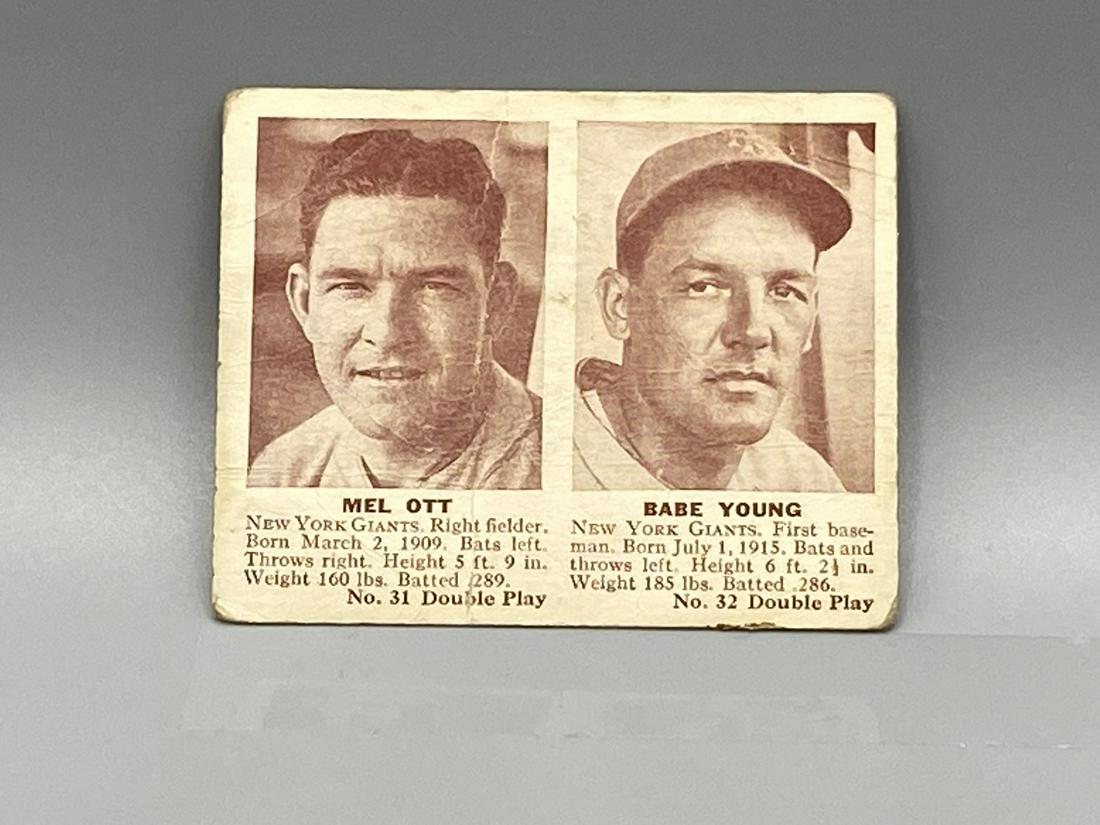 1941 Double Play Mel Ott/Young 31/32 (1 of 3)