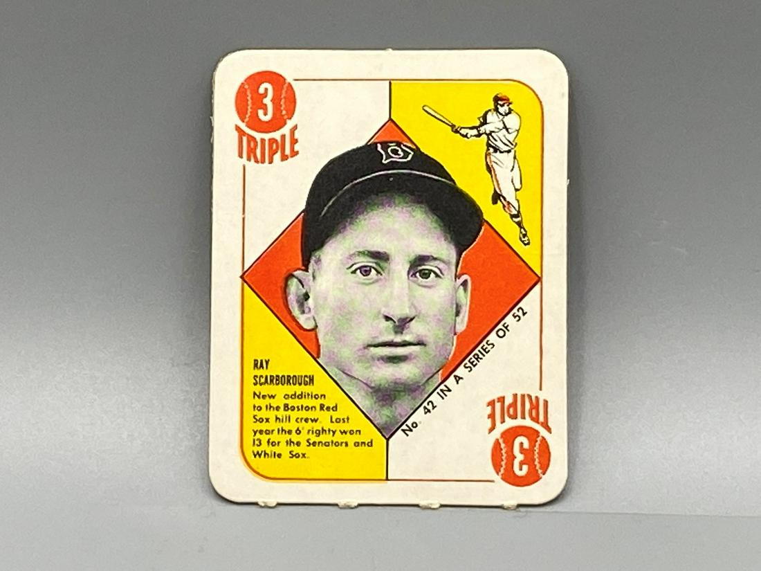1951 Topps Red Back Ray Scarborough (1 of 2)