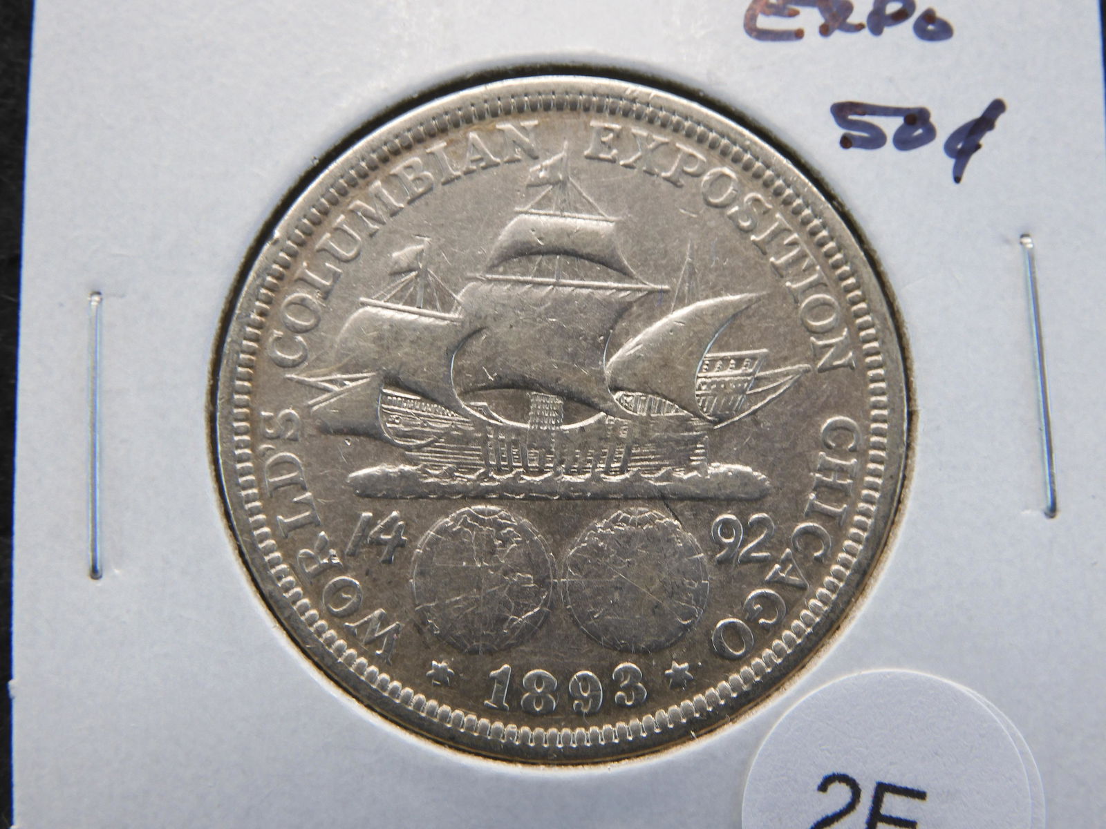 1893 Colombian Expo 50c. (1 of 3)