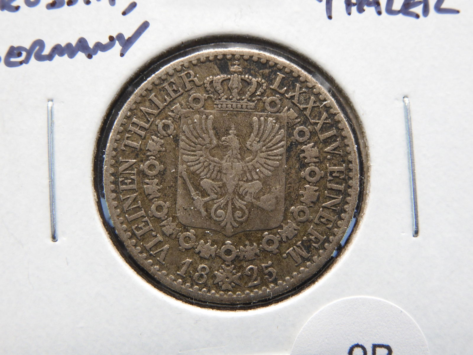 1825-A Prussia, Germany 1/6 Thaler. (1 of 3)