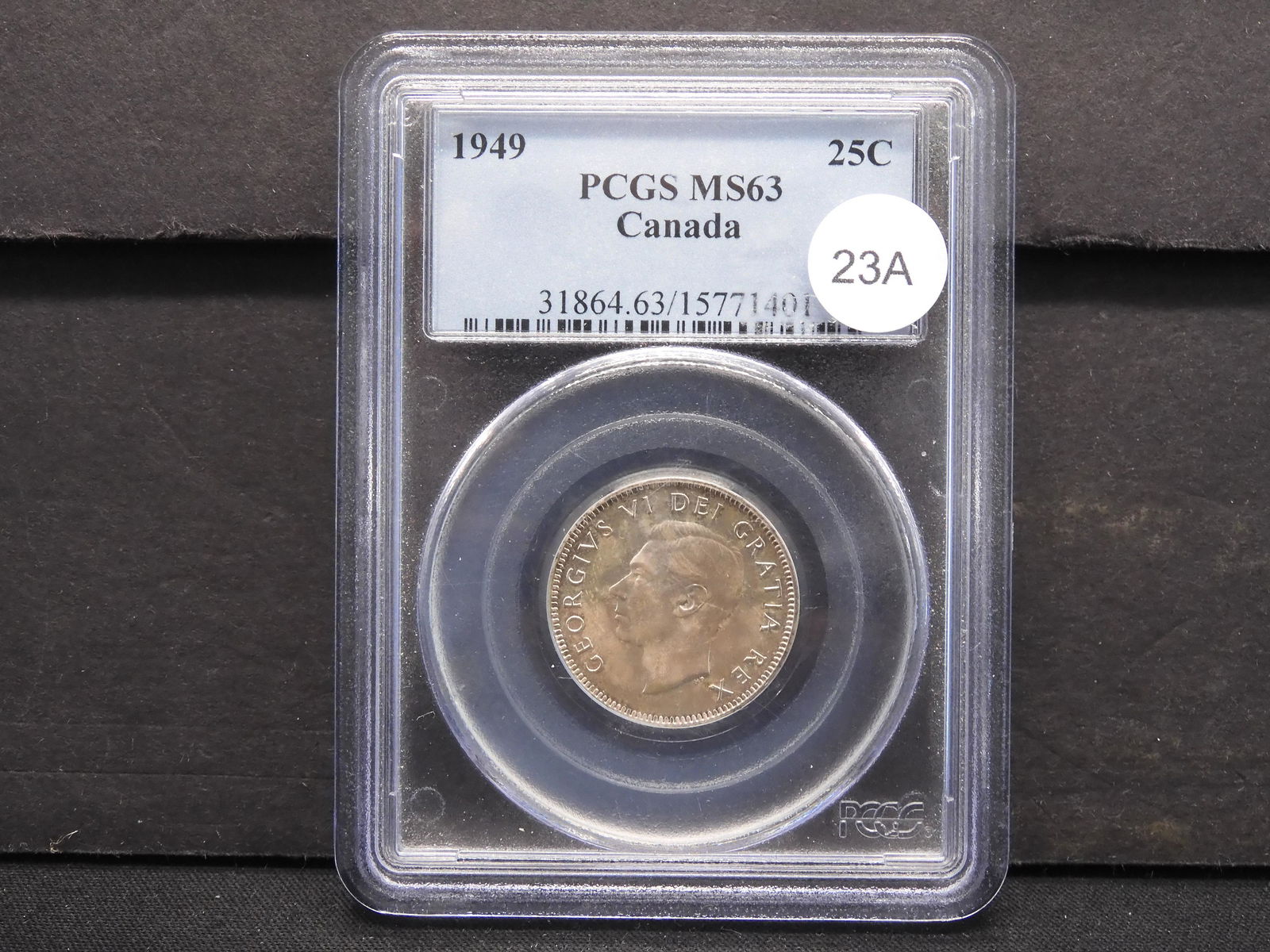 1949 Canada 25c.  PCGS MS63. (1 of 4)