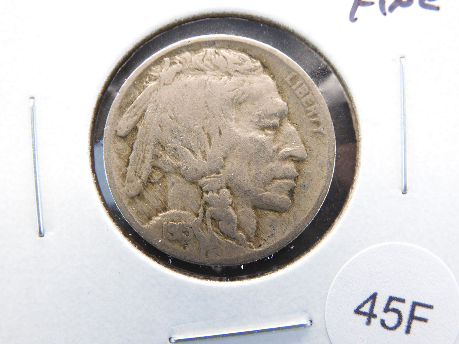 1915 Buffalo 5c.  Fine. (1 of 3)