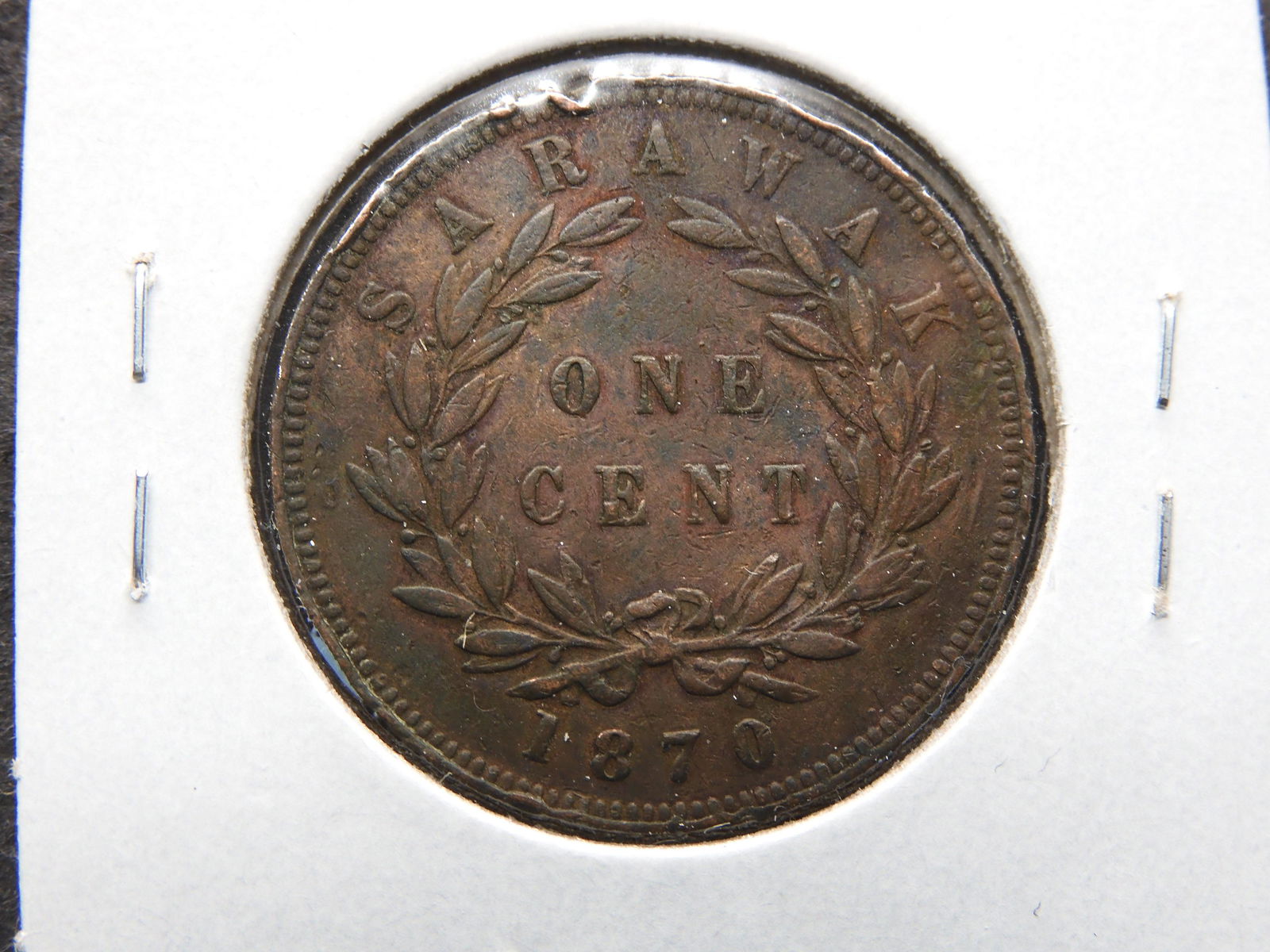 1870 Sarawak 1 Cent. (1 of 3)