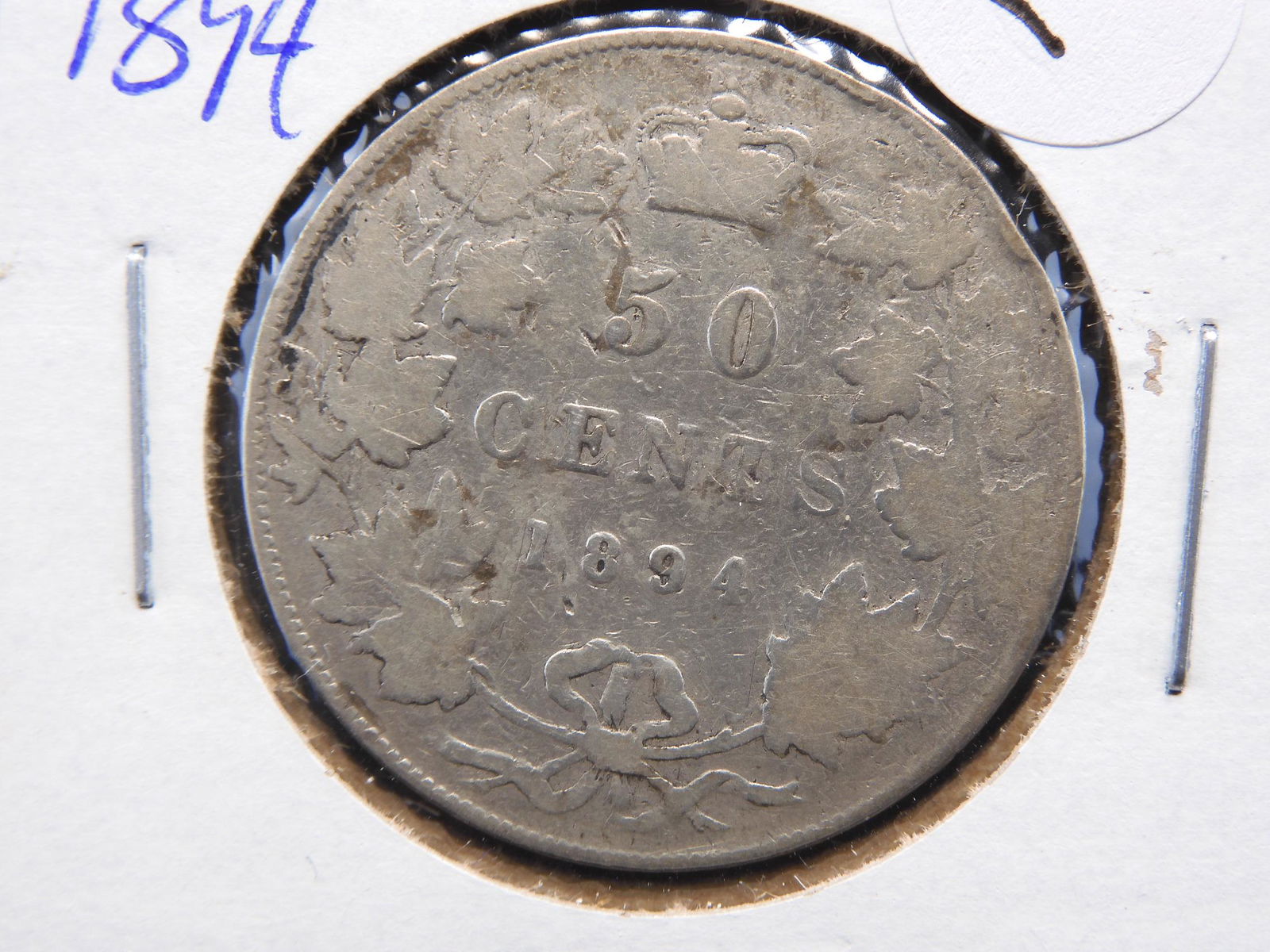 1894 Canada Half Dollar. (1 of 3)