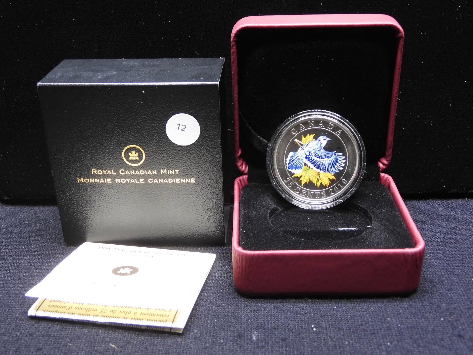 2010 Canada 25 Cent Nickel Plated Steel Colored Coin (1 of 4)