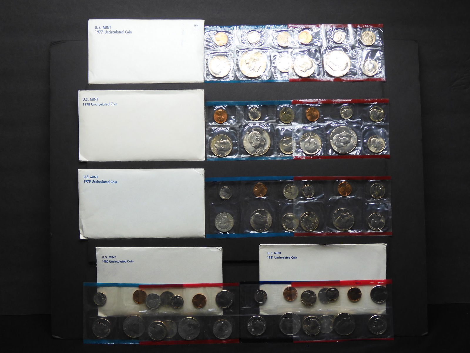 1977 1978 1979 1980 1981 Philadelphia & Denver US Mint (1 of 11)