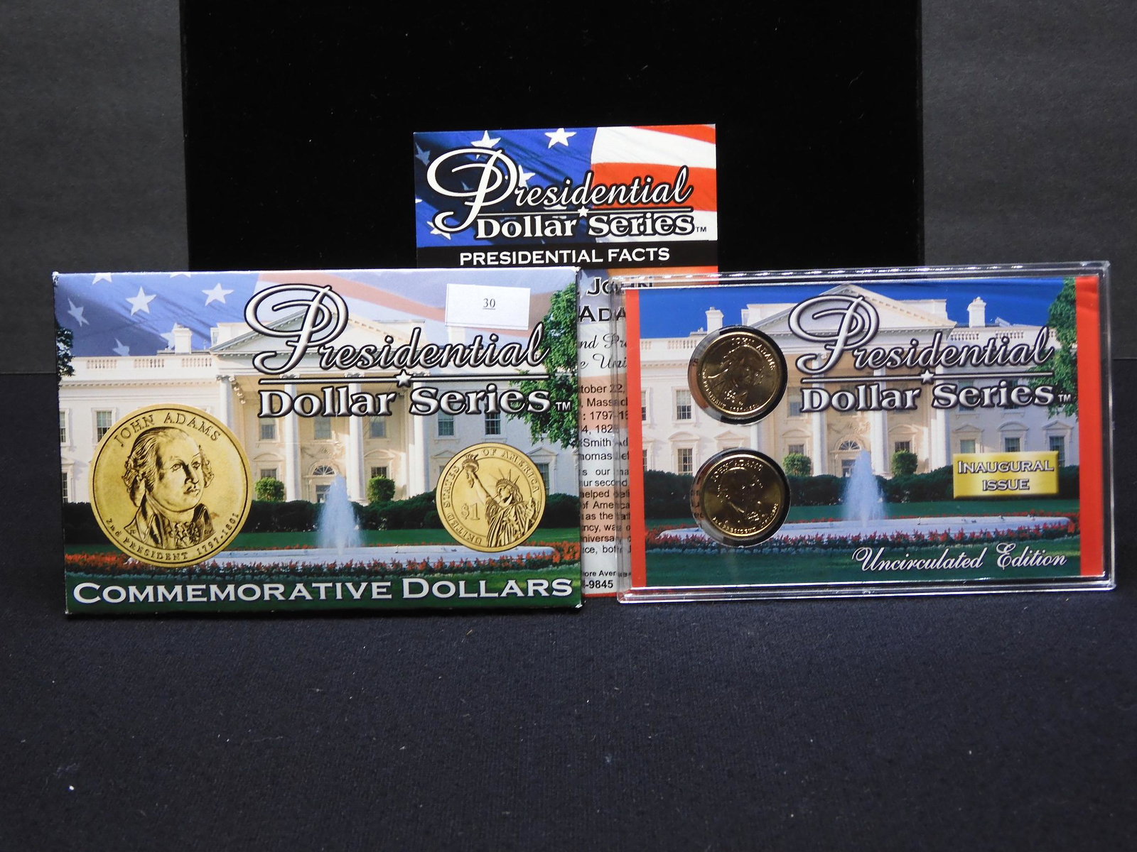 2007 John Adams Presidential 2 Dollar Set w/ Colorful: 2007 John Adams Presidential 2 Dollar Set w/ Colorful Folder and Facts