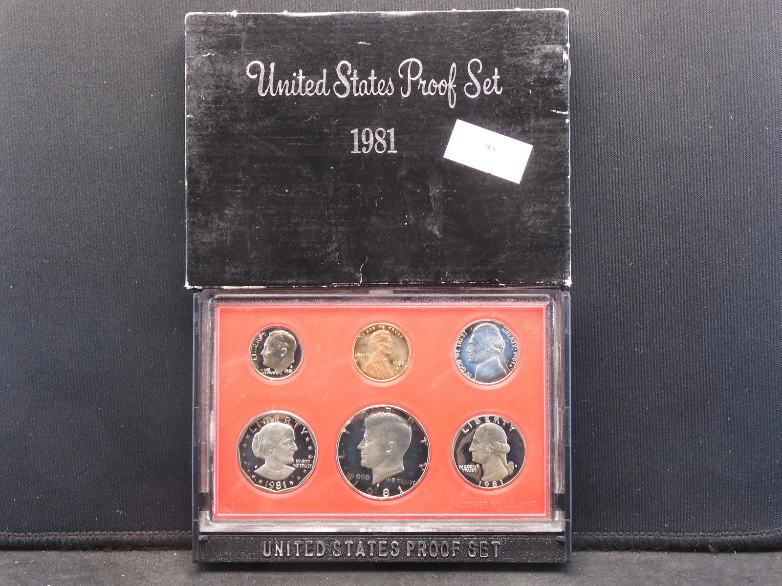 1981-S U.S. Proof Set OGP w/S.B.A. Dollar (1 of 3)