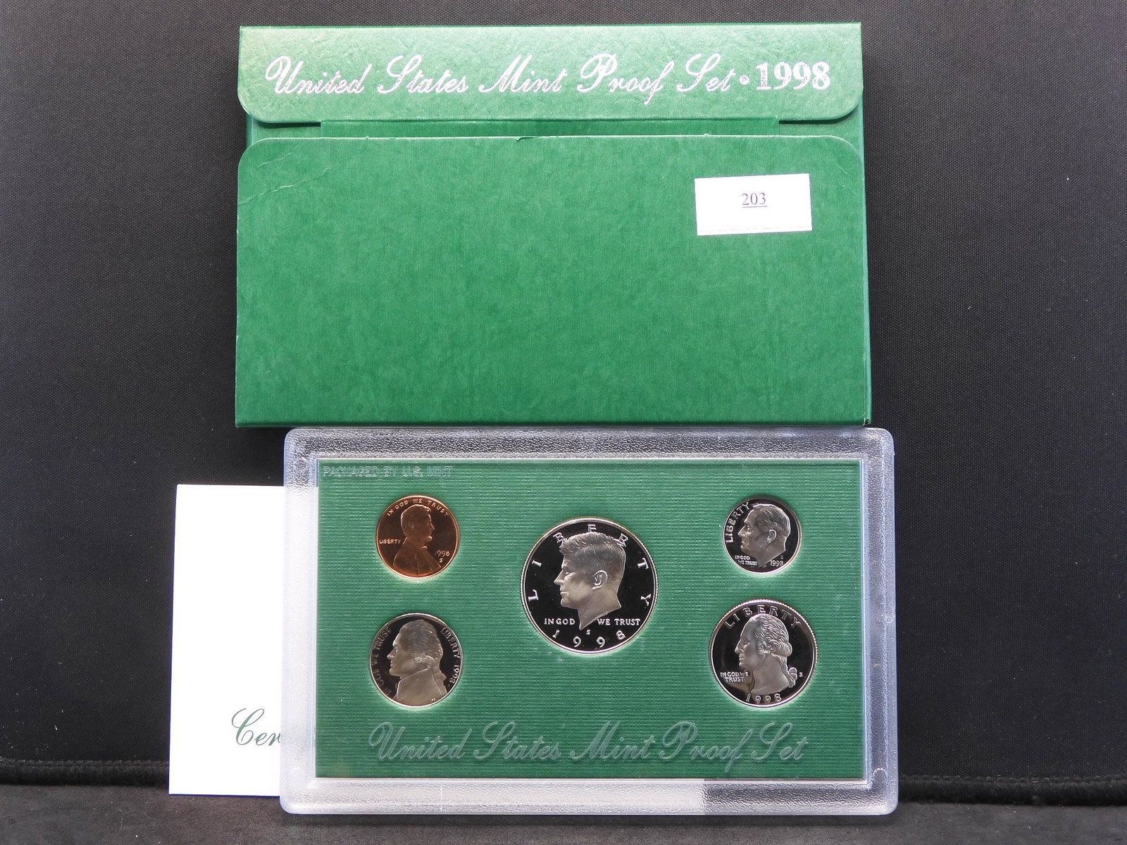 1998-S U.S. Mint Proof Set OGP (1 of 4)
