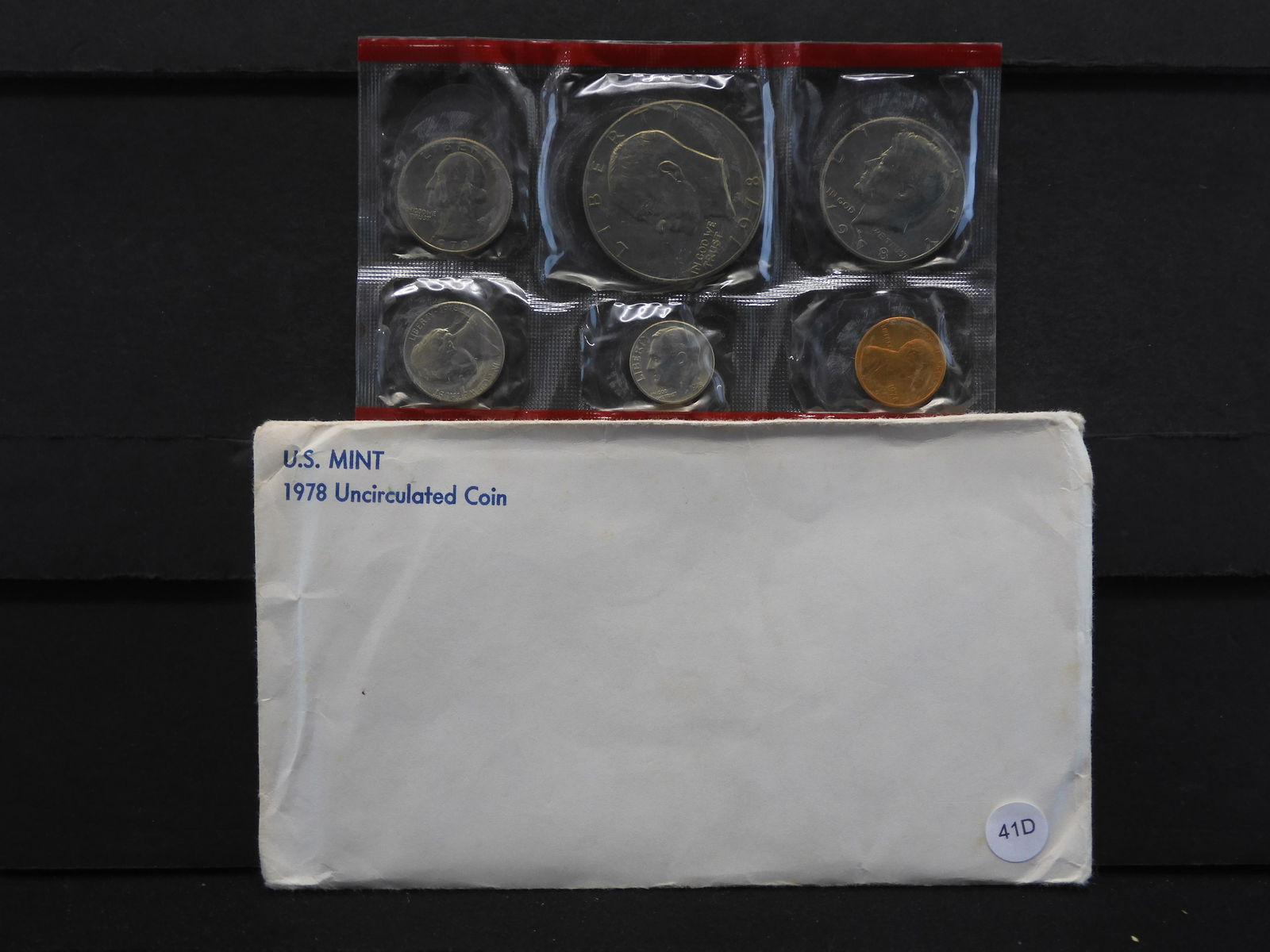 1978-D United States Unc. Mint Set w/Ike Dollar (1 of 3)