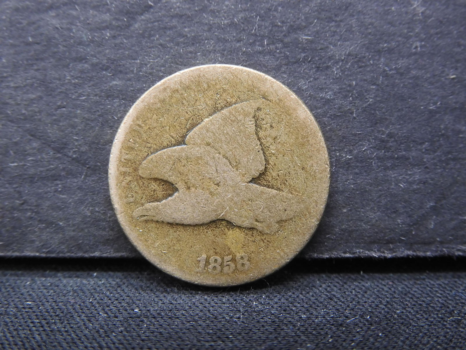 1858 FLYING EAGLE 1C (163 YRS OLD) (1 of 2)