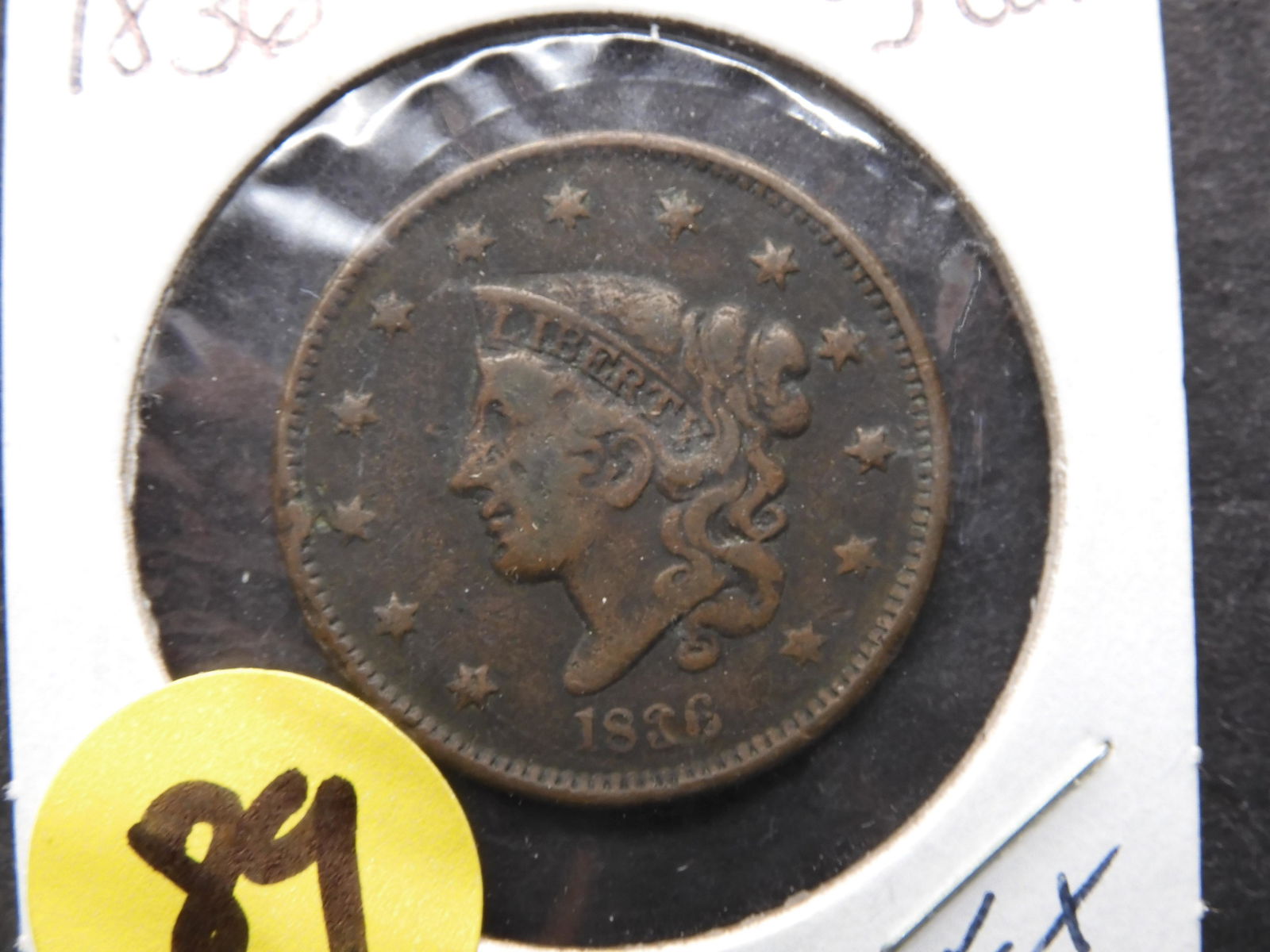 1836 Large Cent (1 of 3)