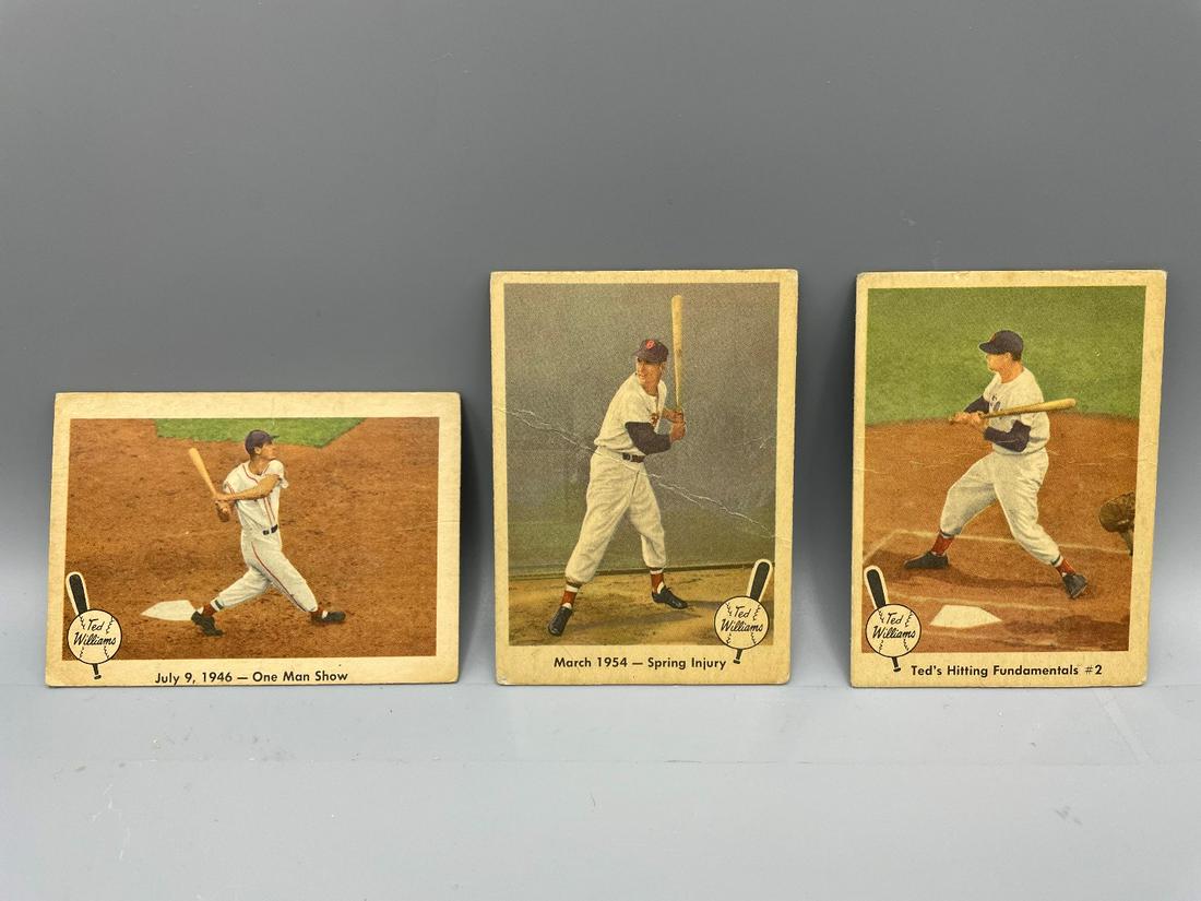 1959 Fleer Ted Williams Lot of 3 (1 of 5)
