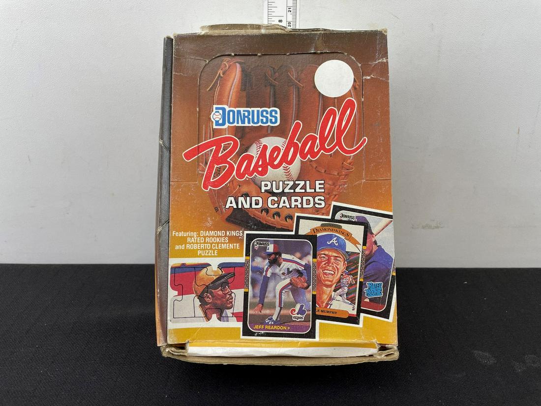 1987 Donruss Baseball Unopened Box - 30 Packs - (1 of 2)