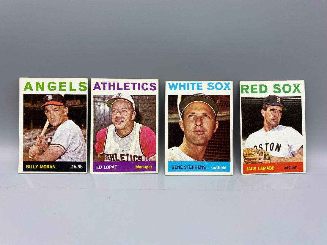 1964 Topps Baseball Lot of 4 (1 of 2)