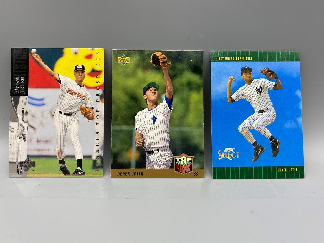 Derek Jeter Lot with 1993 Upper Deck & Select Derek (1 of 2)