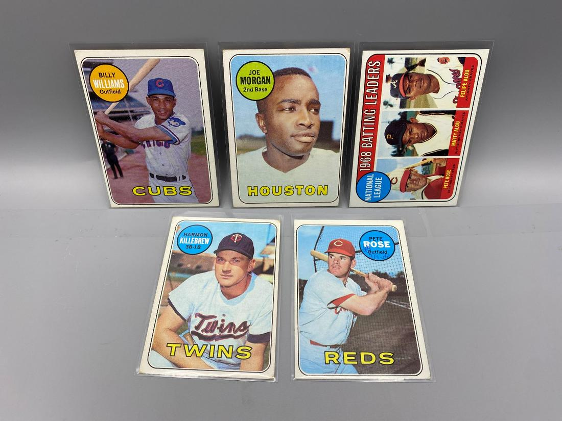 Lot of 5 1969 Topps Star Player Cards- Harmon (1 of 2)