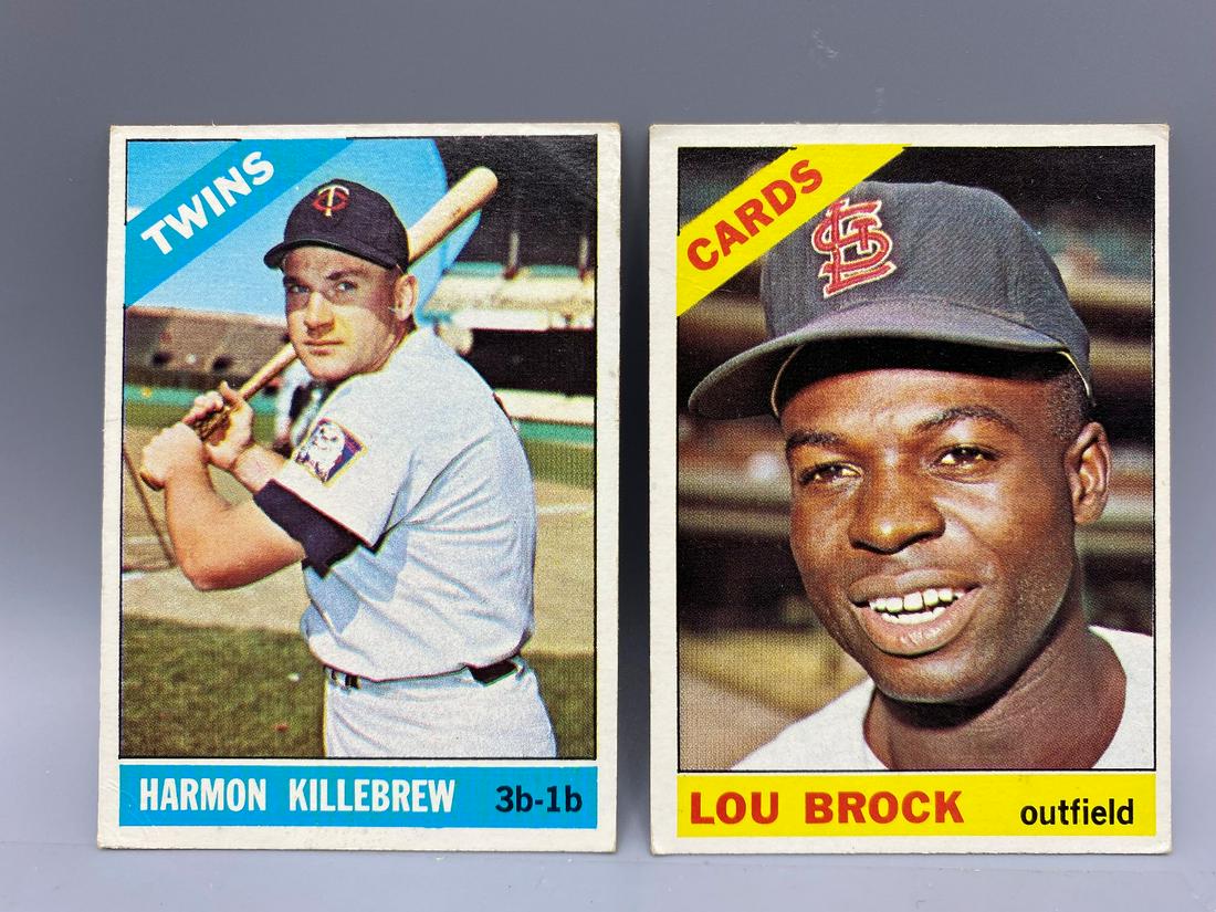 1966 Topps Baseball Harmon Killebrew #120 & Lou Brock (1 of 2)