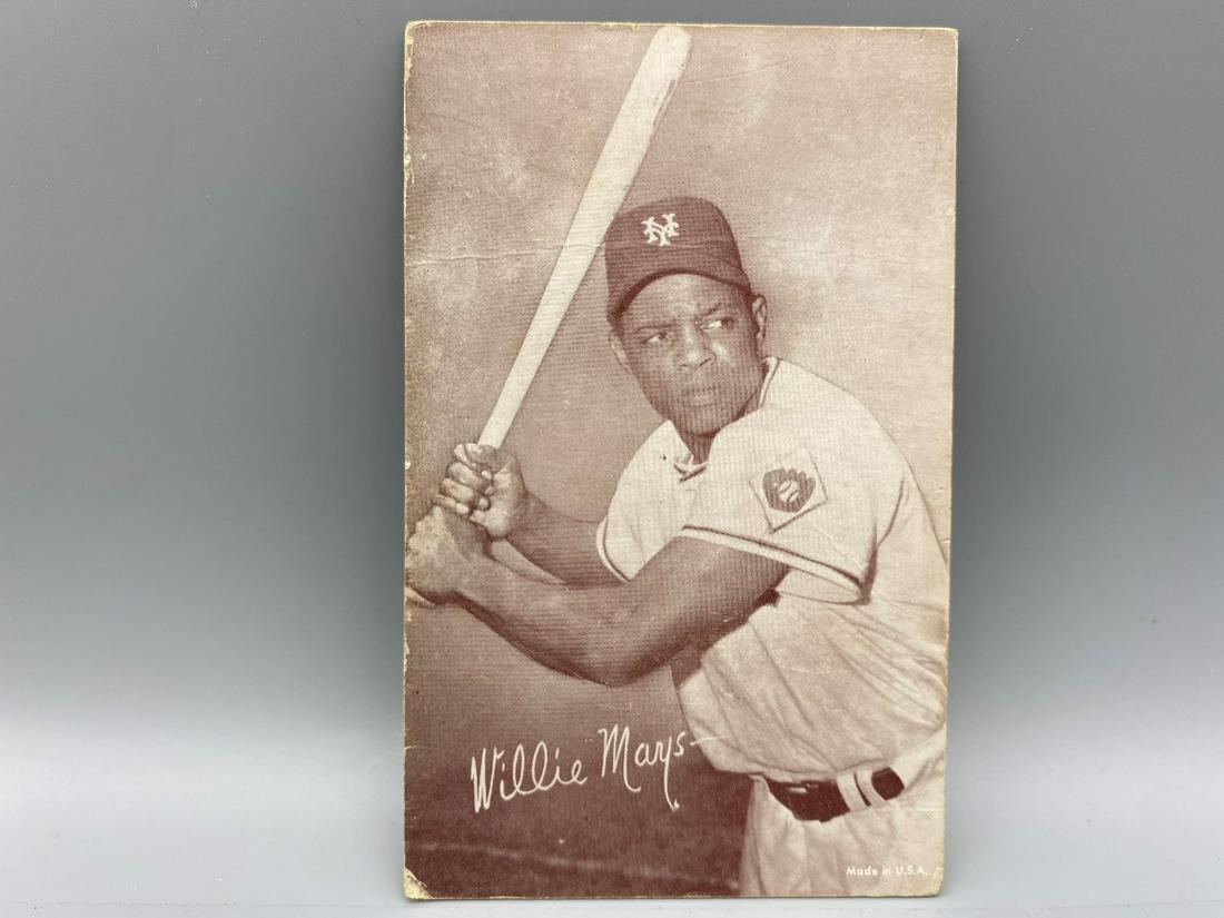 1947-66 EXHIBITS - WILLIE MAYS - HOF / GIANTS (1 of 2)