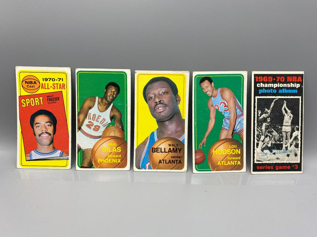 1970-71 Topps Basketball Lot of 5 Cards - Walt Frazier, (1 of 2)