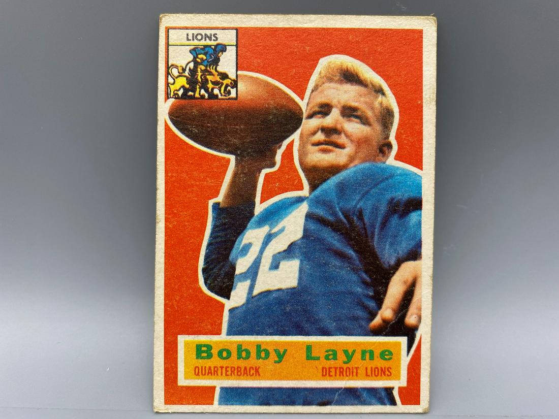 1956 Topps Football Bobby Layne #116 (1 of 2)