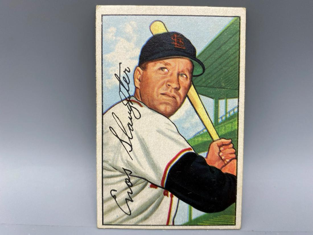 1952 Bowman Baseball Enos Slaughter #232 (1 of 2)