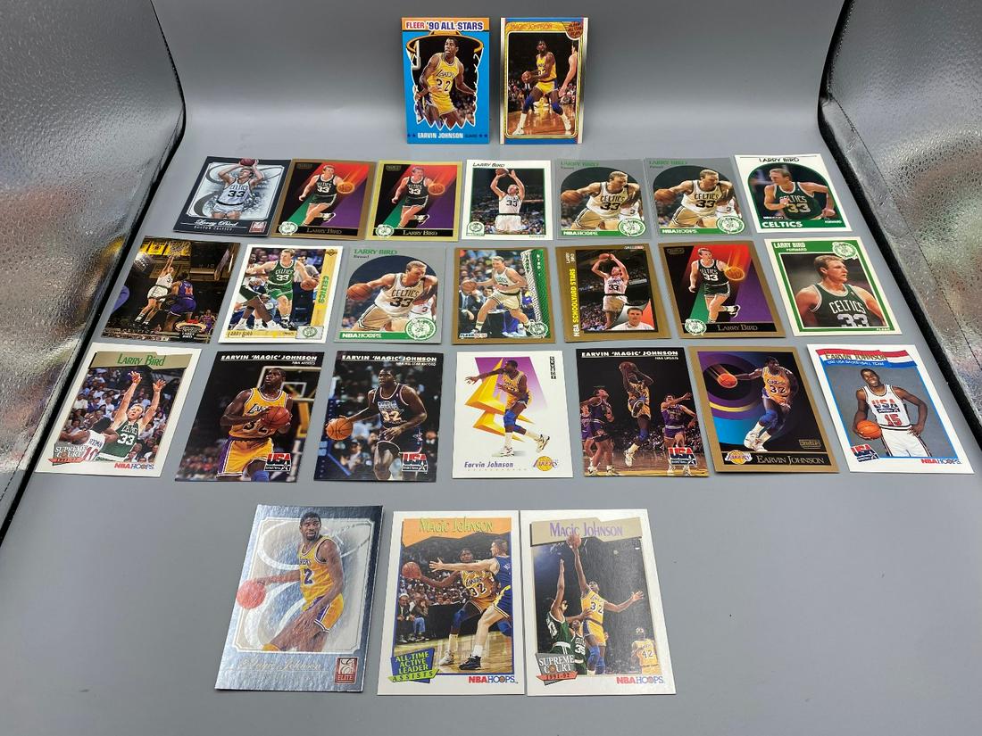 Larry Bird and Magic Johson lot: Larry Bird and Magic Johson lot