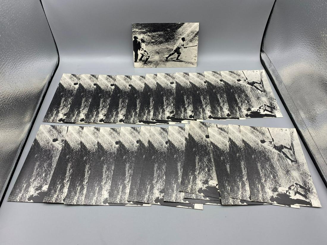 Lot of 25 Babe Ruth postcards (1 of 3)