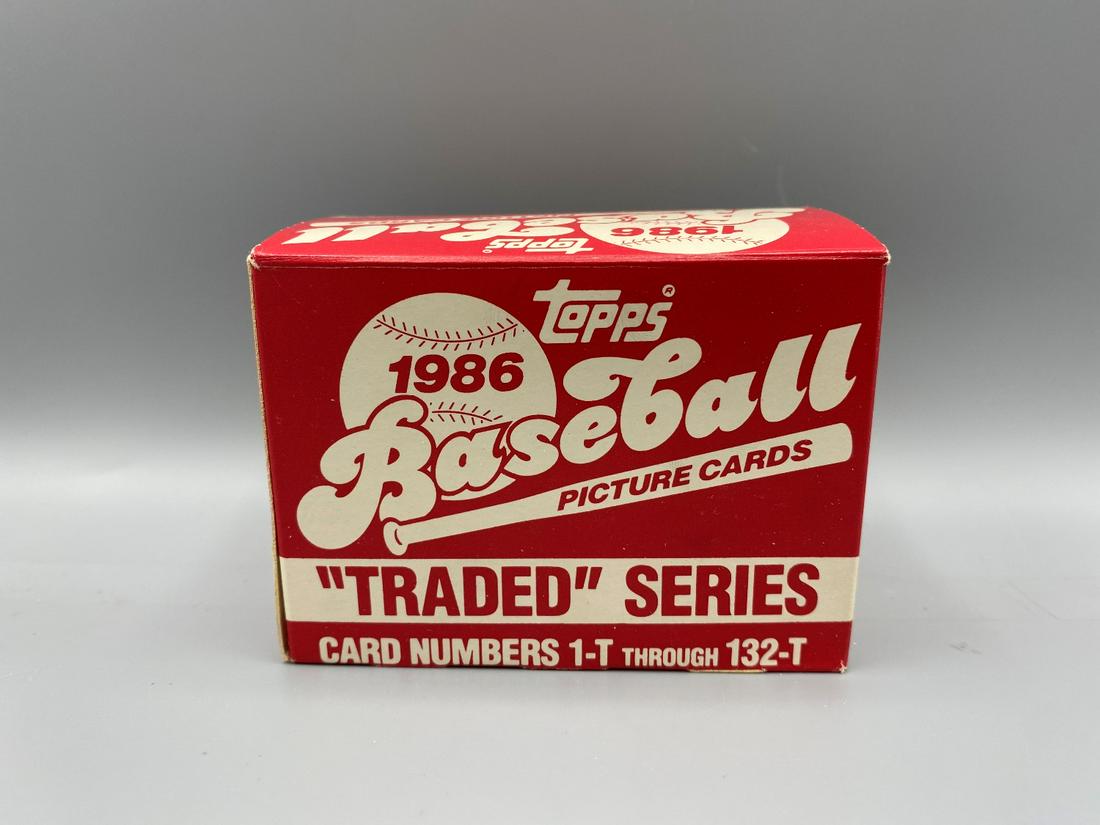 1986 Topps Baseball Traded Series Complete Set - Barry (1 of 4)