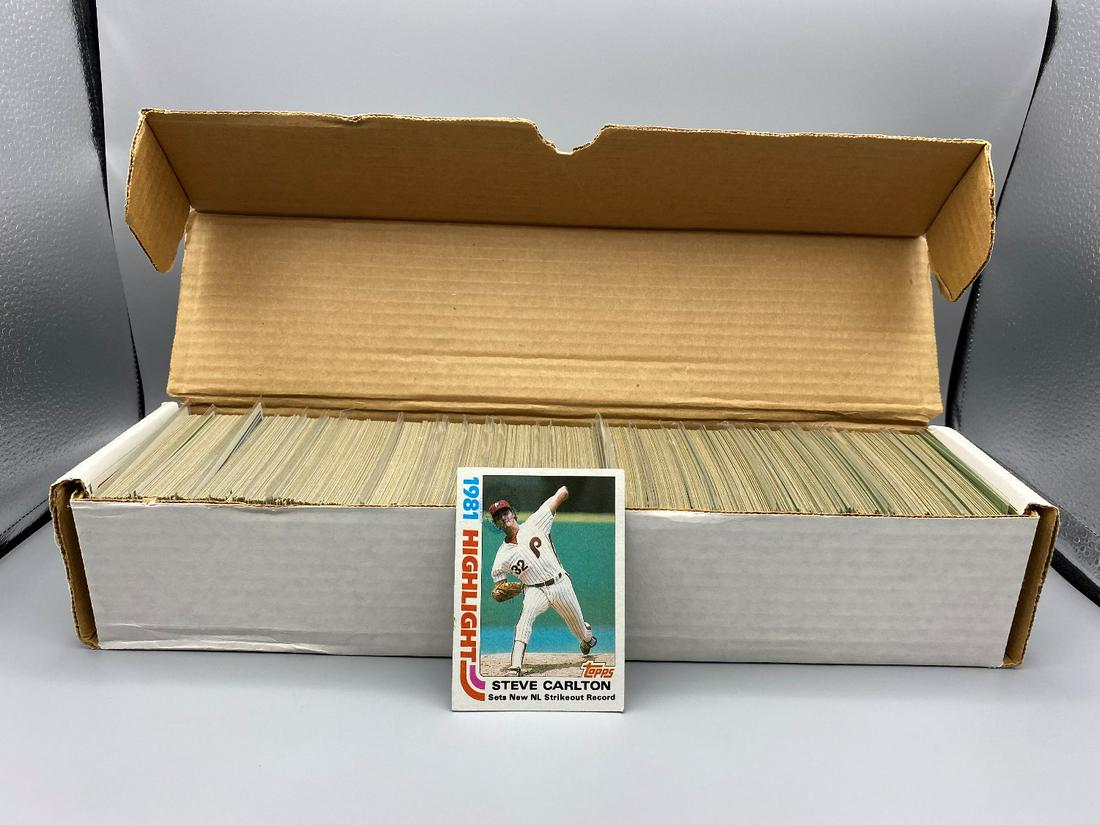 1982 Topps Baseball complete set - Cal Ripken Jr RC (1 of 3)