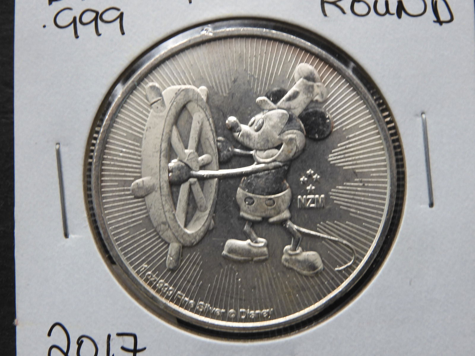 2017 Disney .999 Fine Silver Coin Round (1 of 3)
