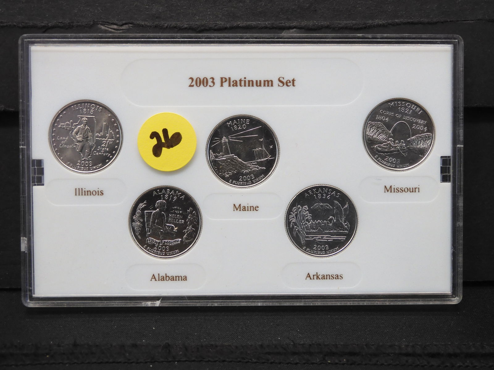 2003-P Quarter Platinum Set (1 of 2)