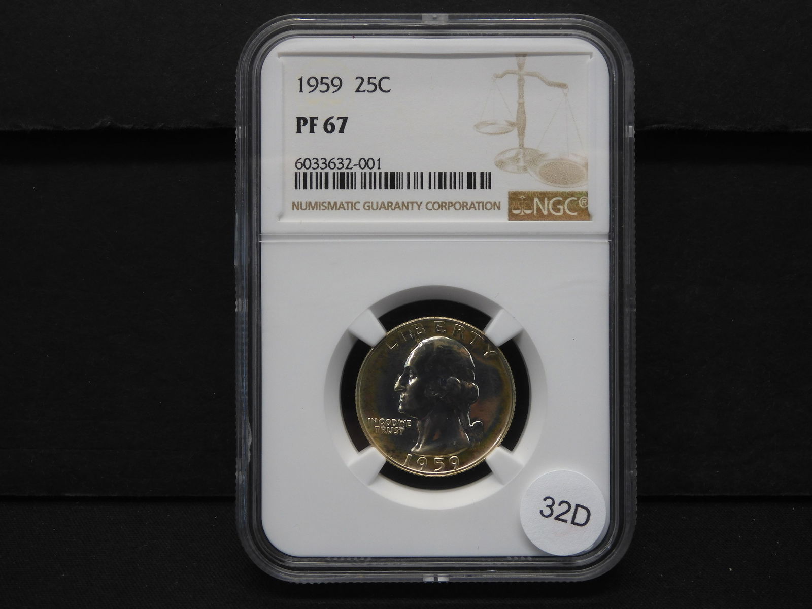 1959 Silver Washington Quarter - NGC - PF 67 (1 of 4)