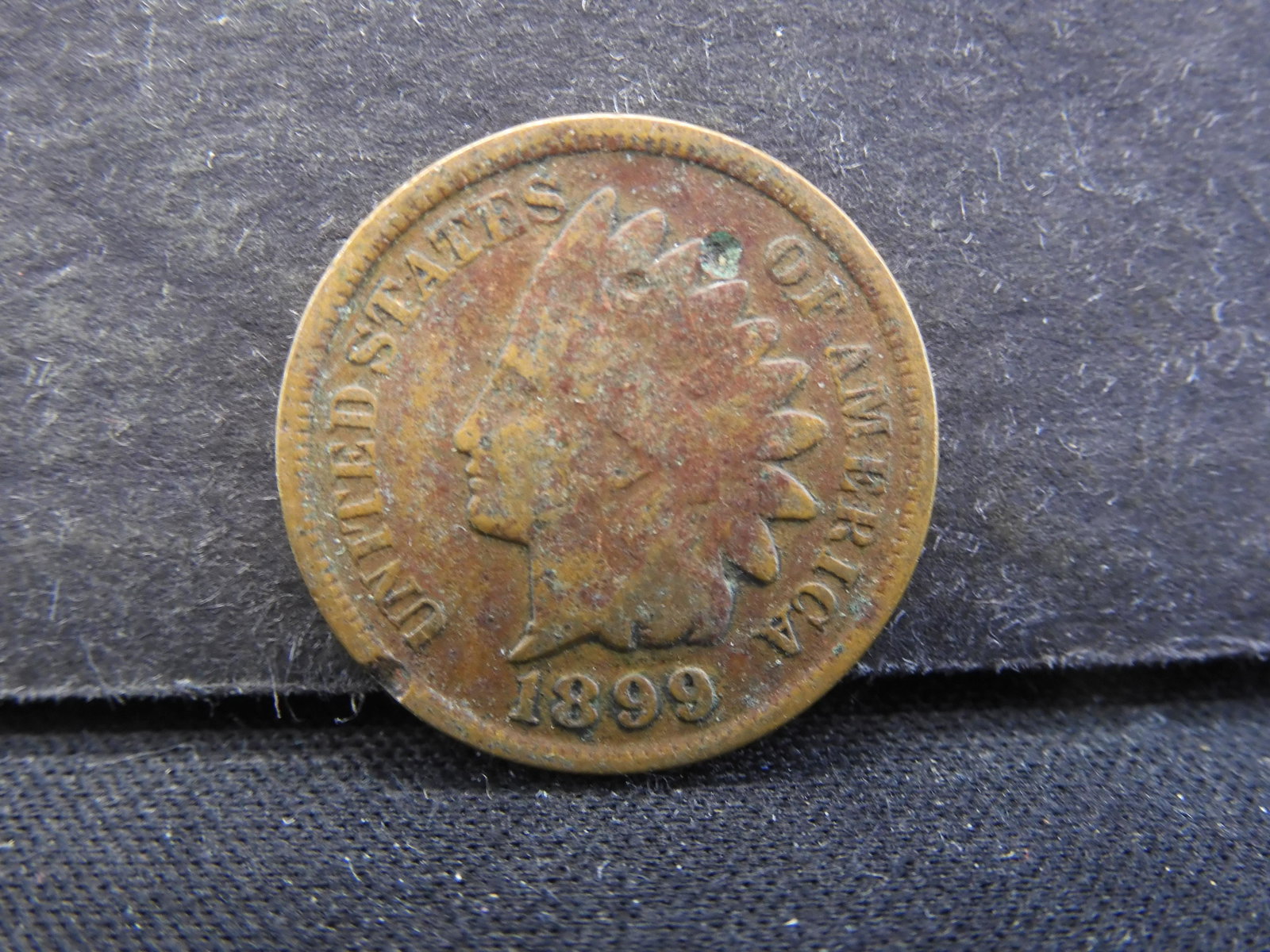 1899 INDIAN (WILD WEST ERA) CENT, 122 YRS OLD!: 1899 INDIAN (WILD WEST ERA) CENT, 122 YRS OLD!