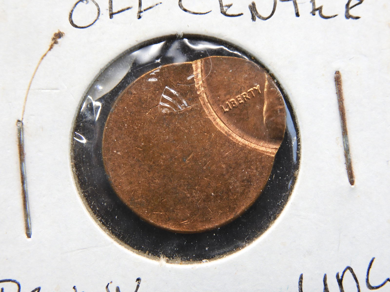 70 % Off Center Error Penny - Uncirculated (1 of 3)