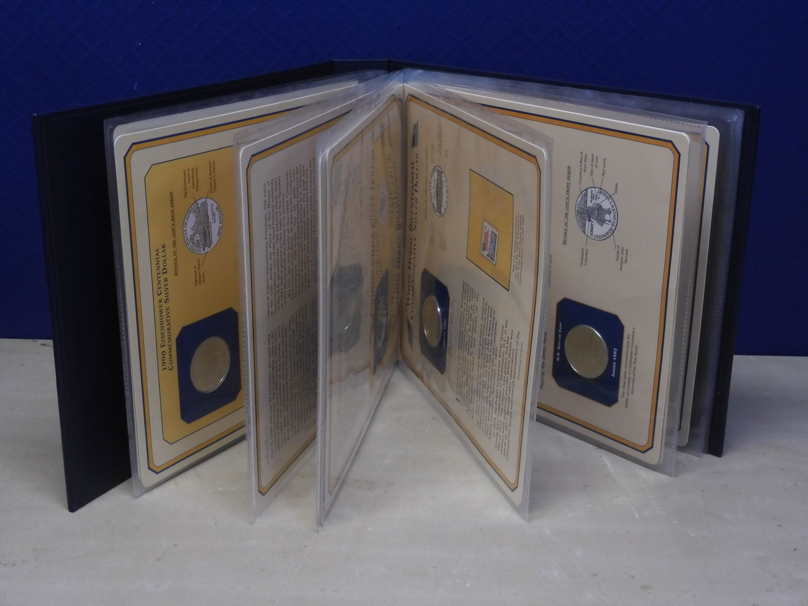 US Commemorative - Silver Dollar Collectors Panels (1 of 10)