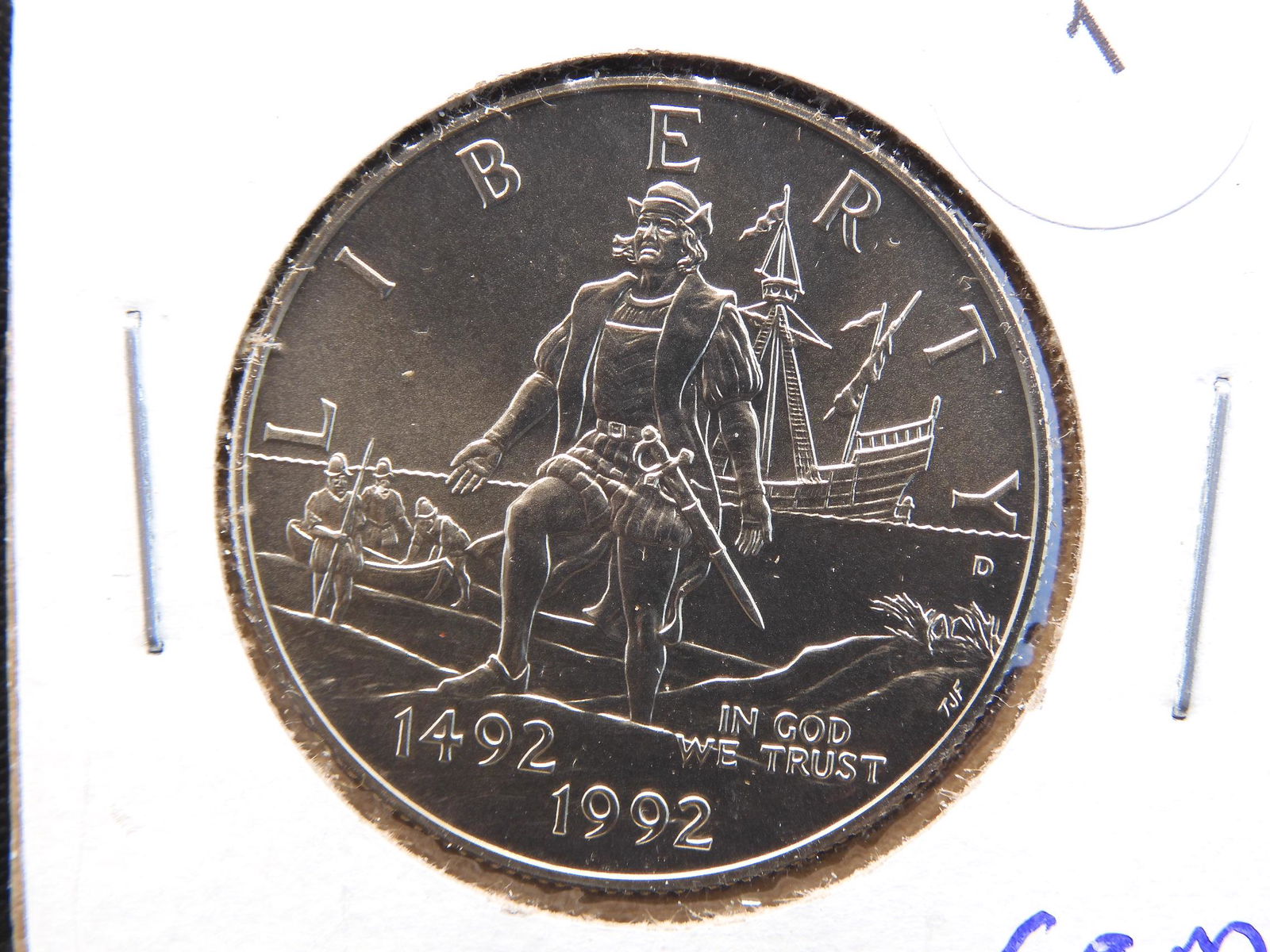 1992-D Columbus Commemorative Half.  GEM BU (1 of 3)