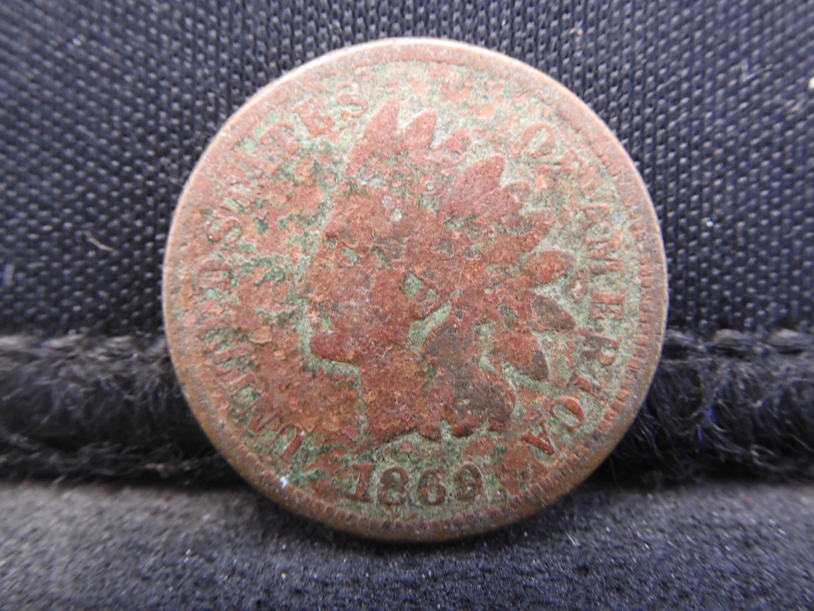 1869 Key Date Indian Head Cent. (1 of 2)