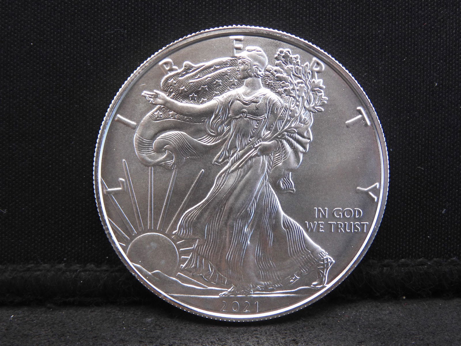 2021 $1 Type 1 American Silver Eagle 1 oz Brilliant (1 of 2)