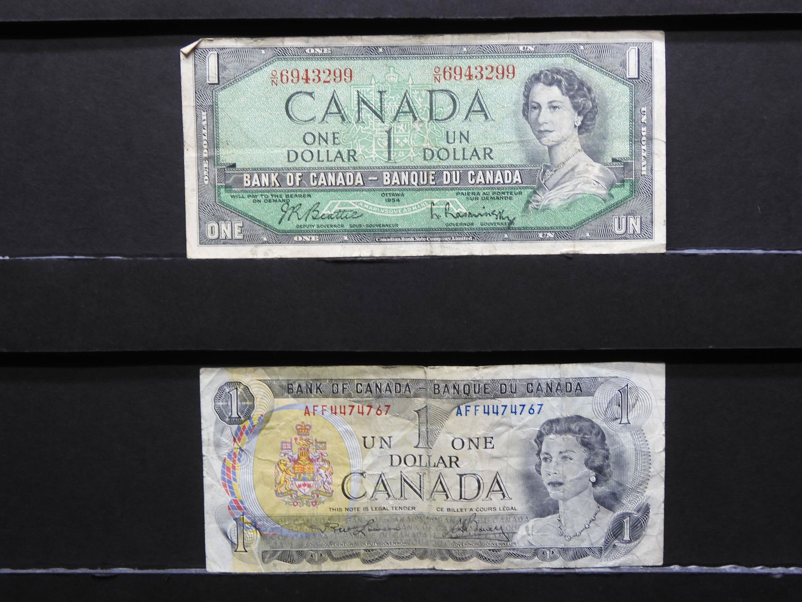 1954 Canada Demand Note And 1973 Canada Legal Tender (1 of 7)