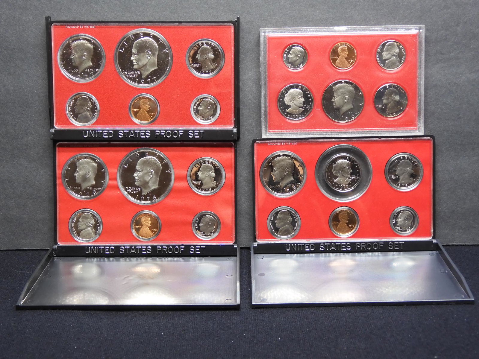 1977-S, 1978-S, 1979-S & 1980-S United States Proof (1 of 9)