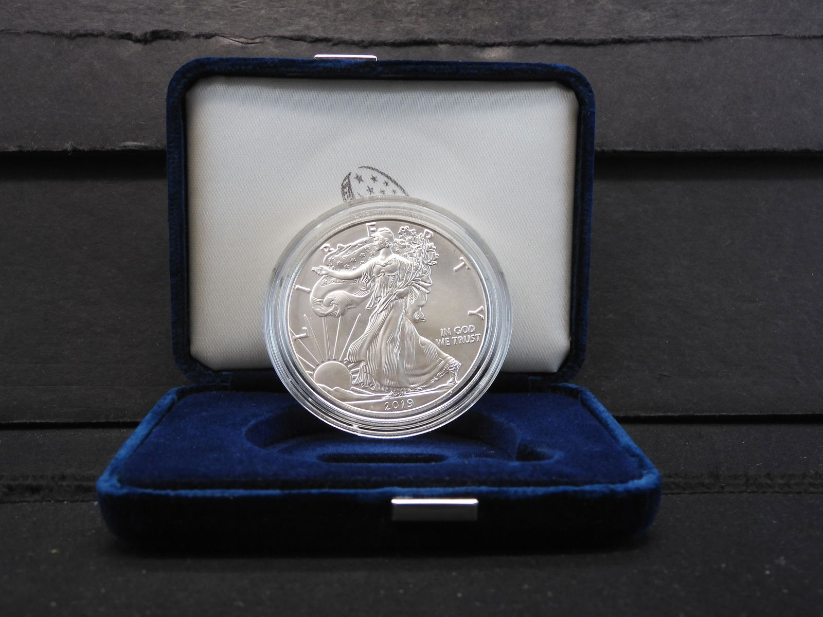 2019 American Silver Eagle One Oz. Fine Silver (1 of 3)