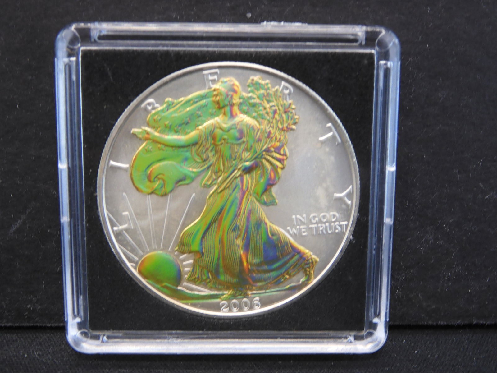 2006 Hologram American Silver Eagle One Oz. Fine Silver (1 of 2)