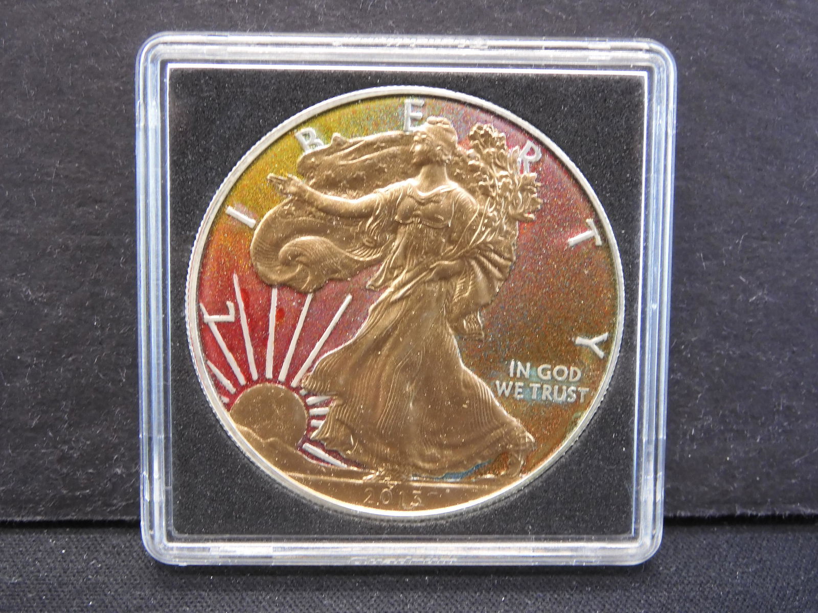 2013 Colorized American Silver Eagle One Oz. Fine (1 of 2)